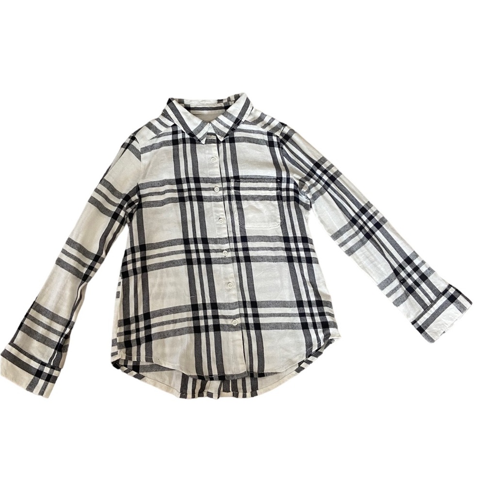 Treasure and Bond Black and White Flannel Girls Size 10